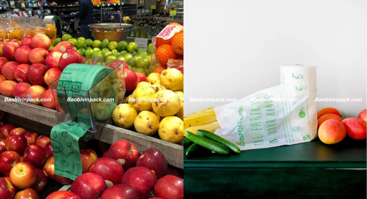 Túi cuộn đựng thực phẩm tự hủy