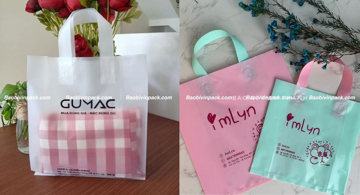 Túi ép quai tự hủy shop thời trang