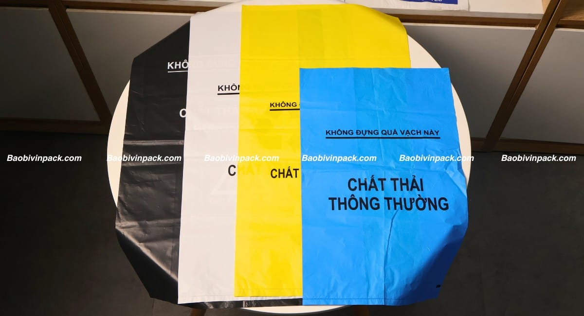 Túi đựng rác tự hủy y tế