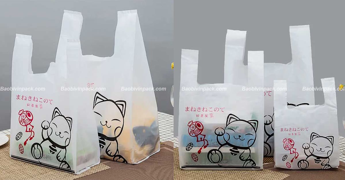 Mẫu túi xốp tự hủy đẹp