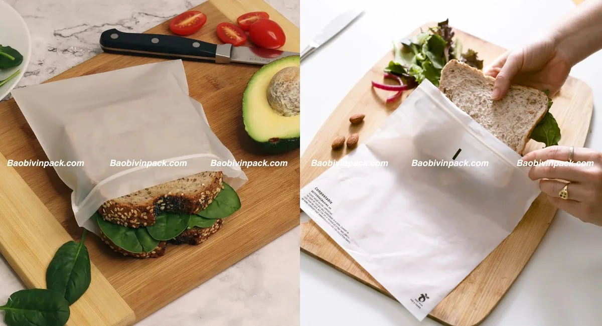 Túi zipper tự hủy sinh học dùng đựng thực phẩm
