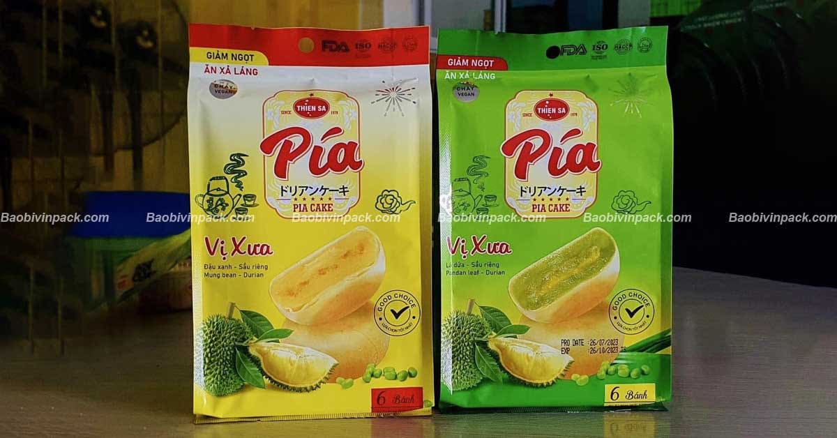 Mô tả sản phẩm bao bì bánh pía
