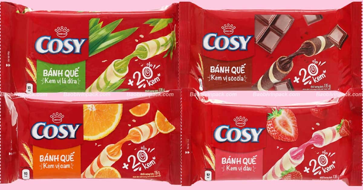 Thiết kế bao bì bánh quế