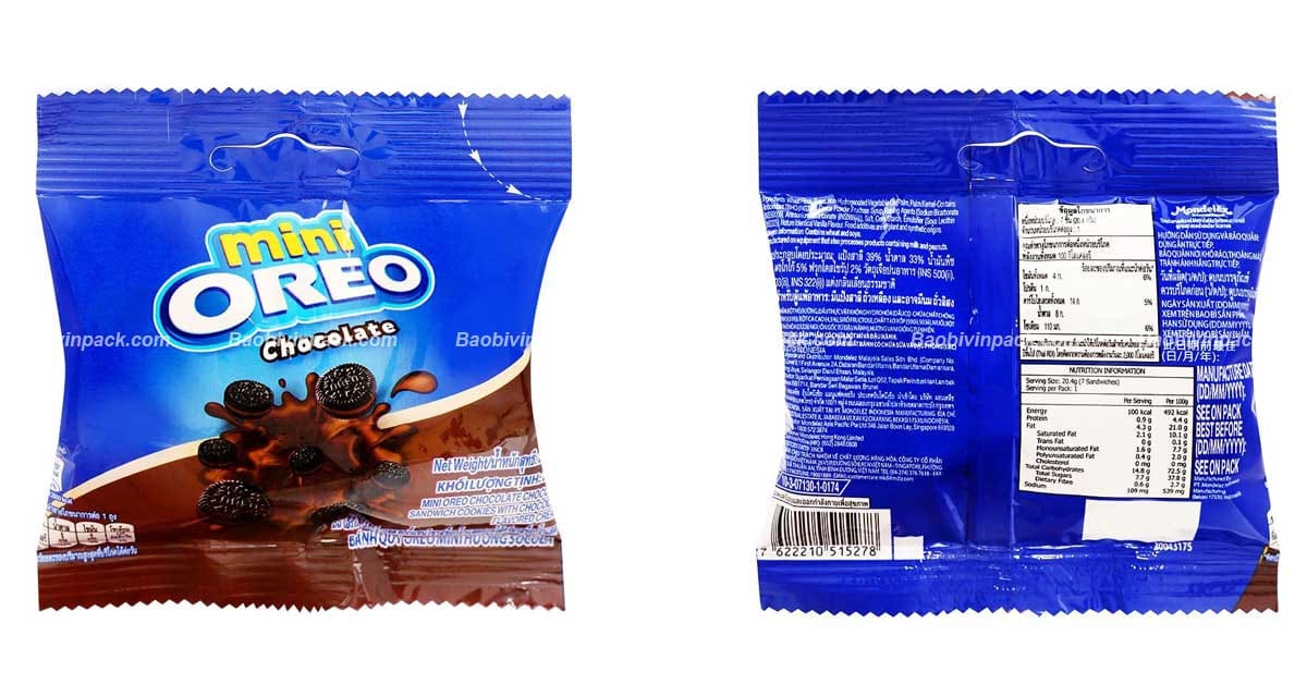 Công dụng bao bì bánh quy