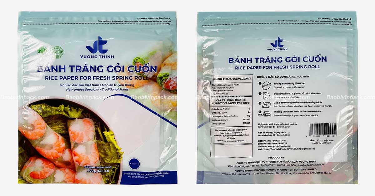 Bao bì bánh tráng