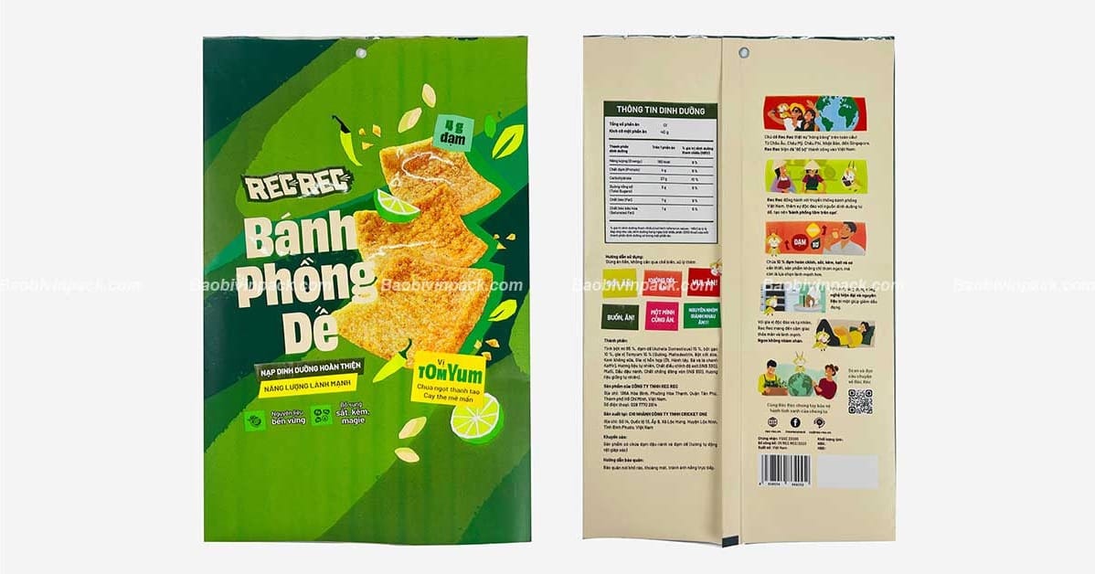 Ưu điểm của bao bì bánh tráng