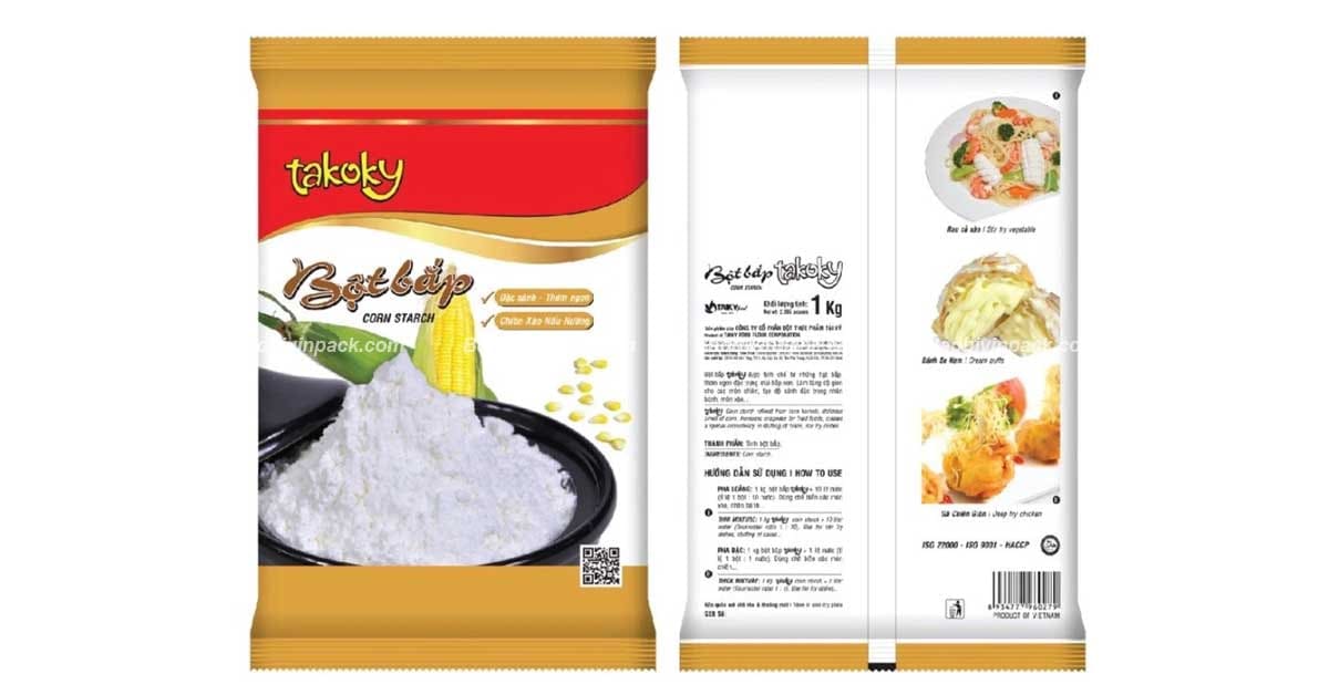 Phương pháp in ấn bao bì bột bắp
