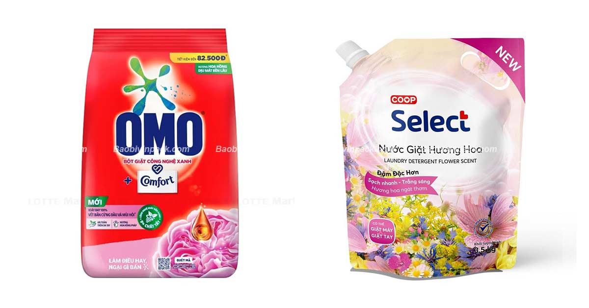 Bao bì bột giăt, nước giặt Vinpack