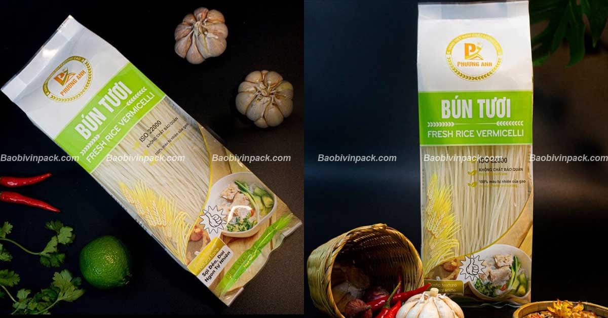 Ưu điểm khi sử dụng bao bì bún tươi
