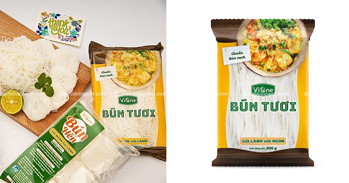 Bao bì bún tươi Vinpack