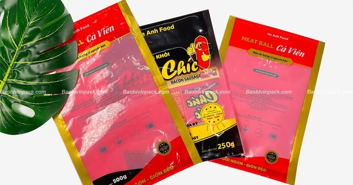 Kiểu dáng của bao bì cá viên