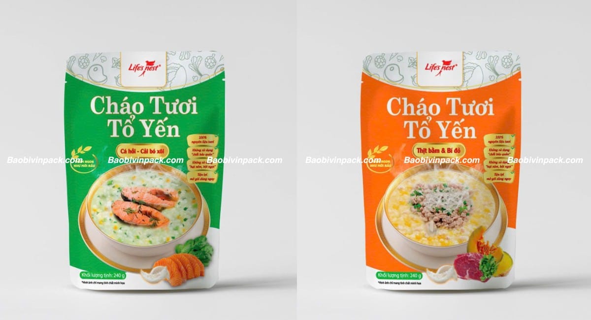 Bao bì cháo tươi