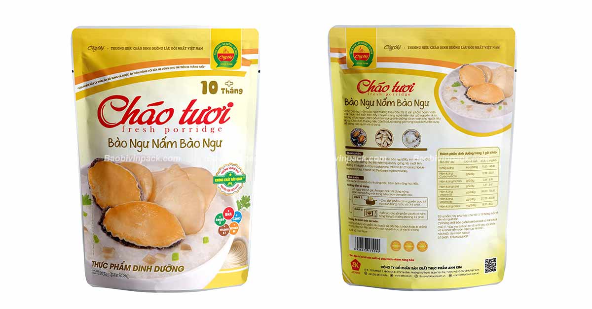 Bao bì cháo tươi Vinpack
