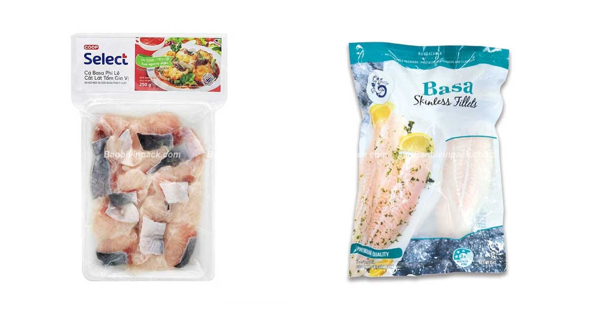 Bao bì đựng cá basa -