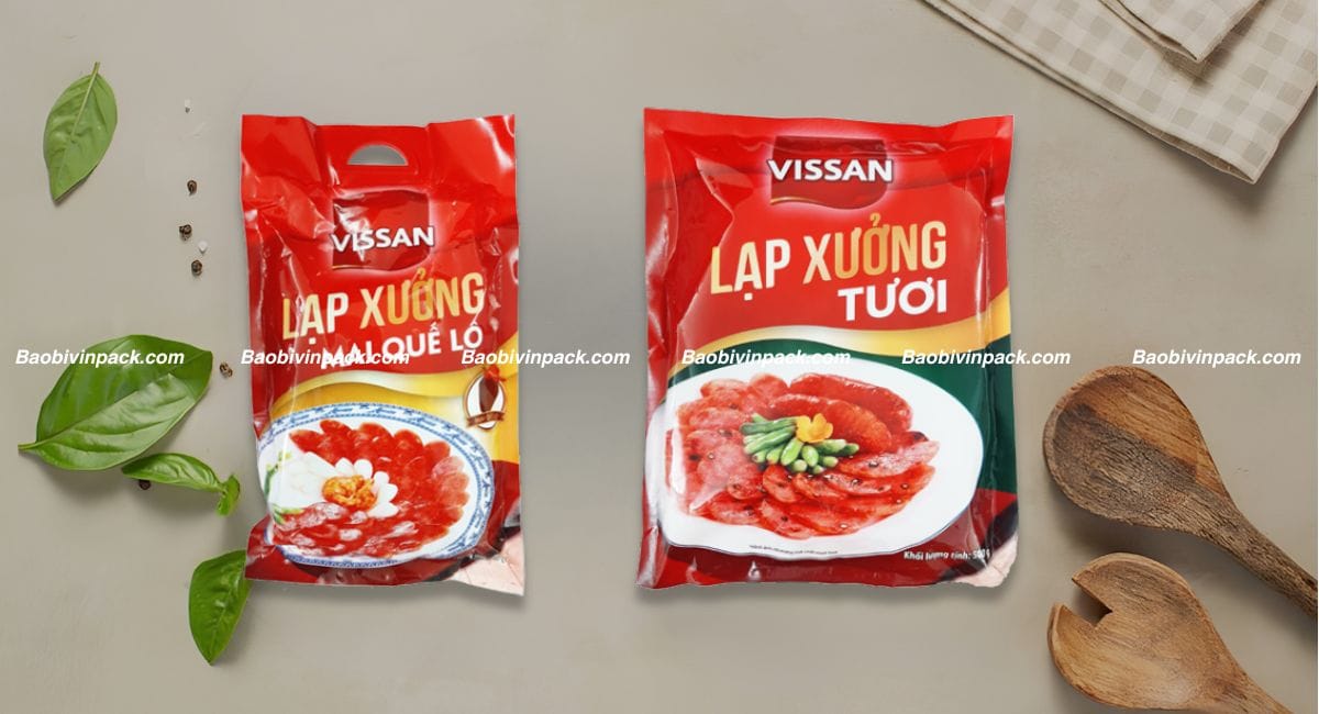 Bao bì đựng lạp xưởng