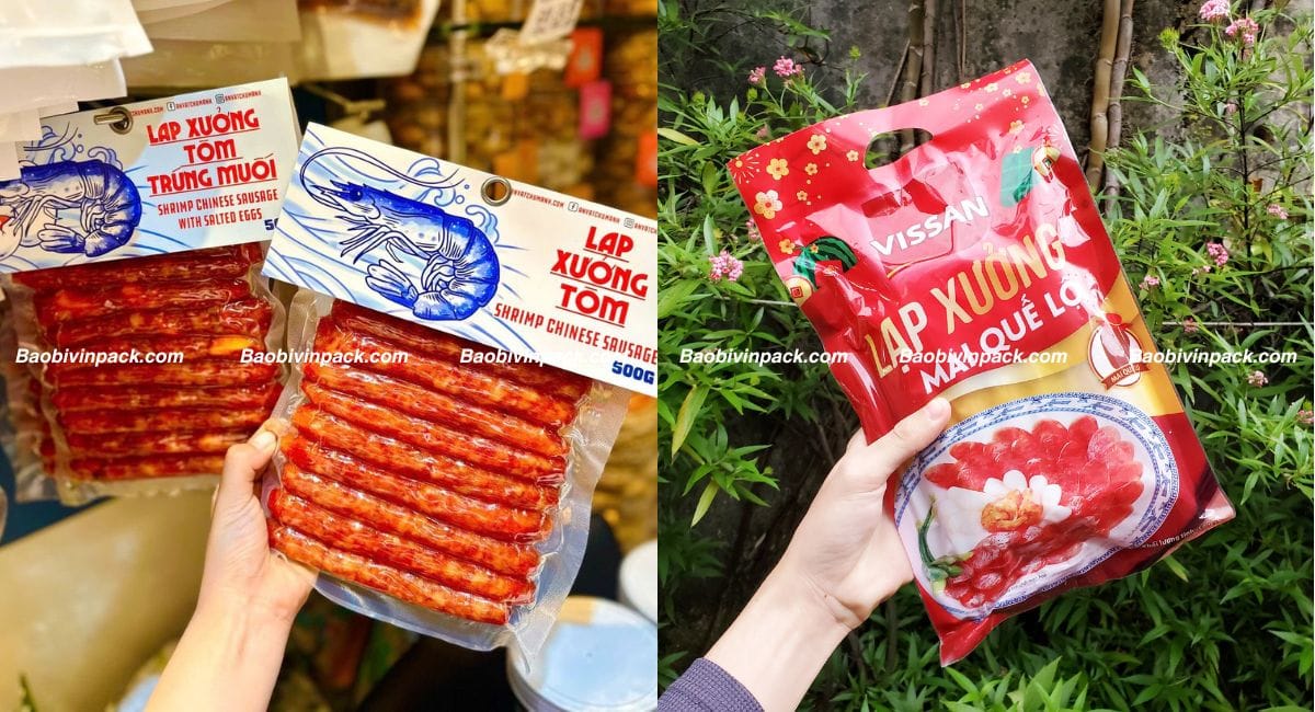 Bao bì đựng lạp xưởng