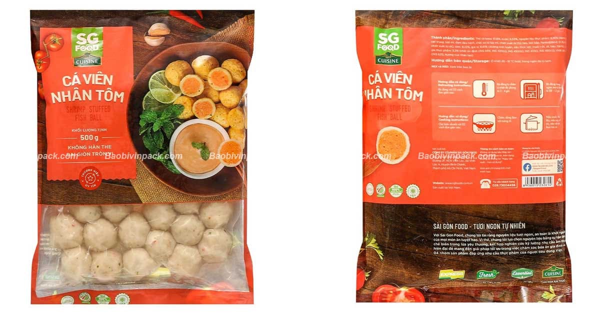 Bao bì đựng tôm viên chiên - 9