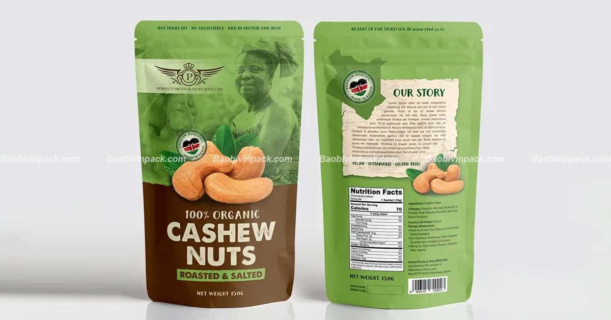 Ưu điểm của bao bì hạt điều