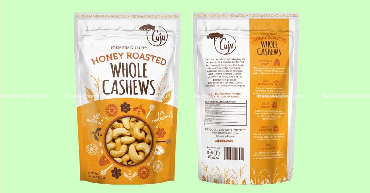 Ứng dụng và lợi ích của bao bì hạt điều