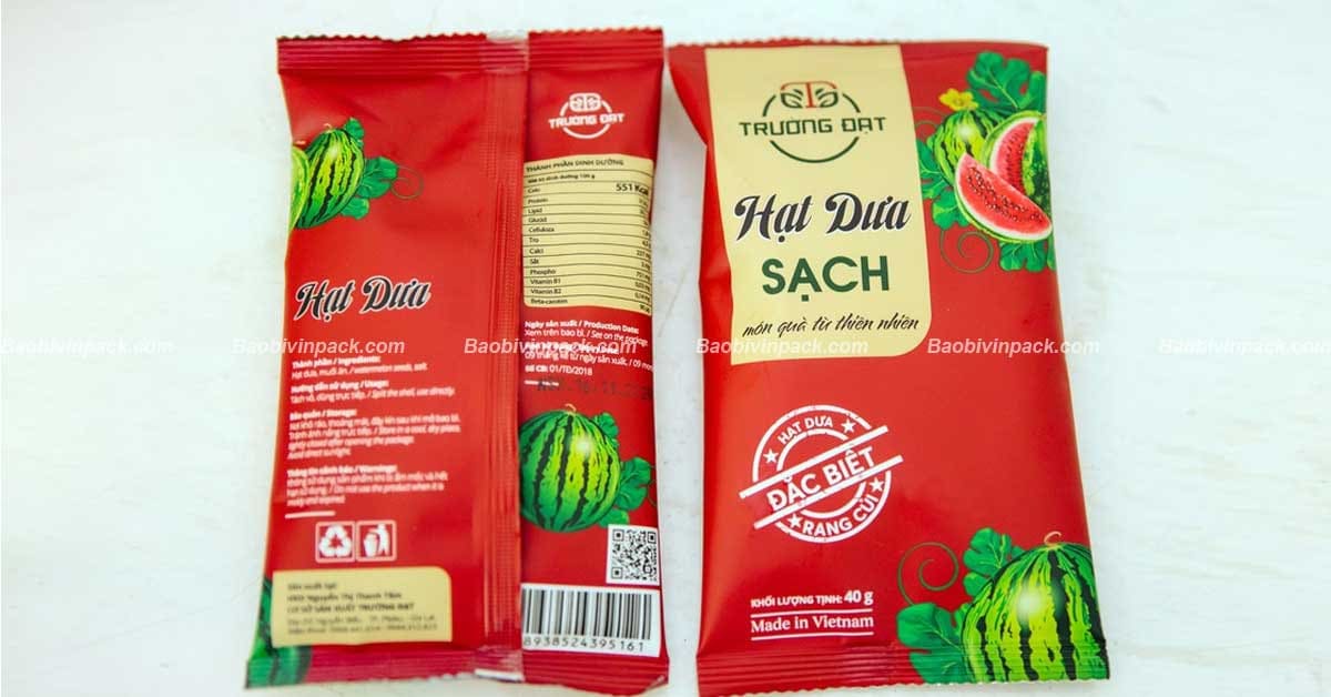 Phướng pháp in ấn bao bì hạt dưa 