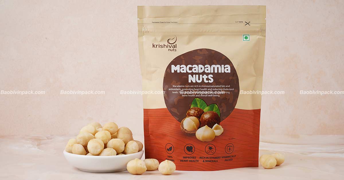 Bao bì hạt macca Vinpack
