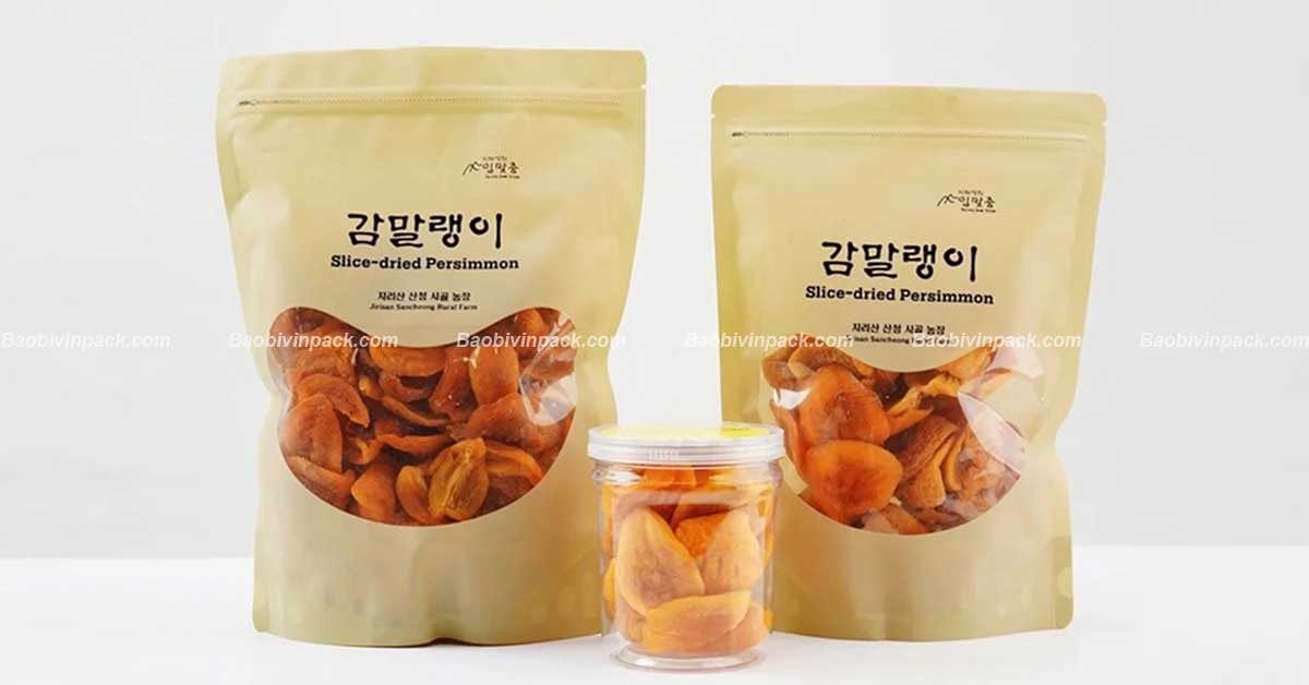 Mô tả sản phẩm bao bì hồng sấy dẻo