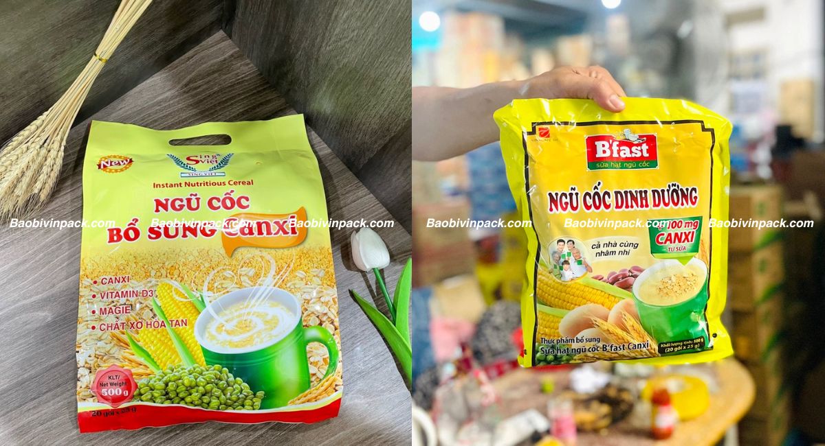 Mẫu bao bì ngũ cốc
