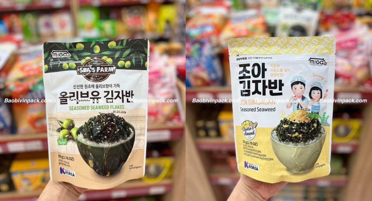 Bao bì rong biển sấy