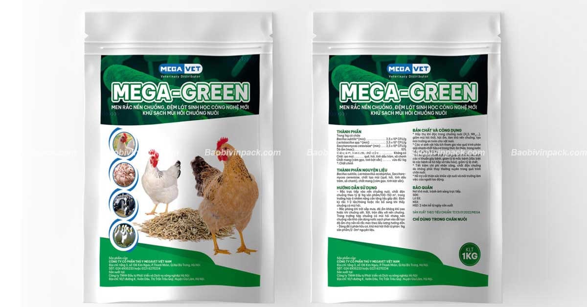 Mô tả sản phẩm bao bì thuốc thú y