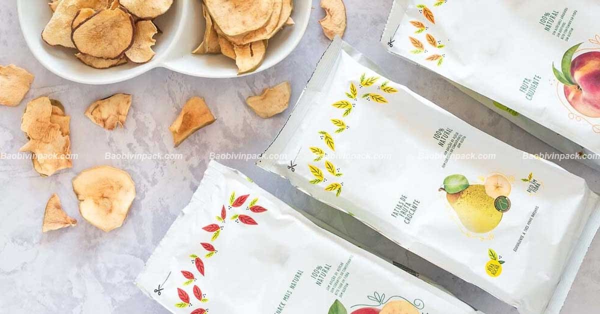 Kiểu dáng bao bì hoa quả sấy khô