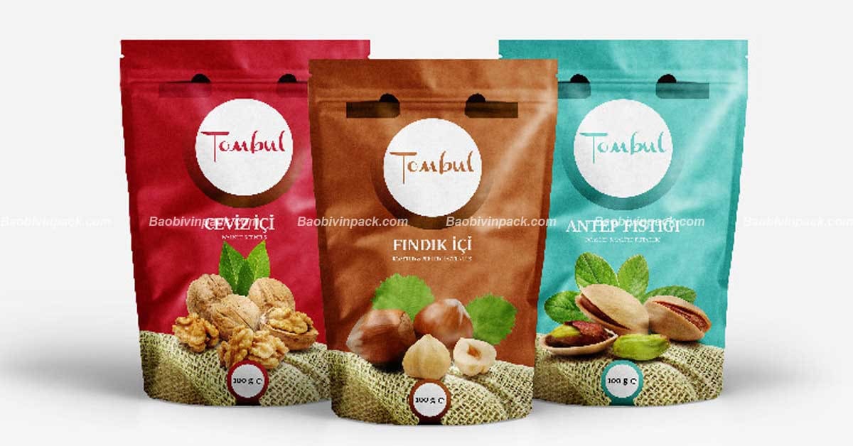 Kích thước bao bì trái cây sấy