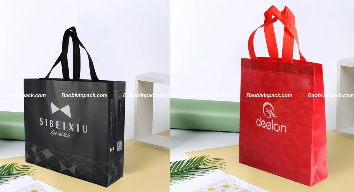 Công nghệ in túi vải không dệt đựng quần áo