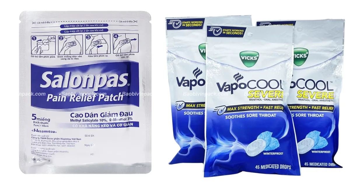 Mẫu bao bì dược phẩm in ấn chuyên nghiệp