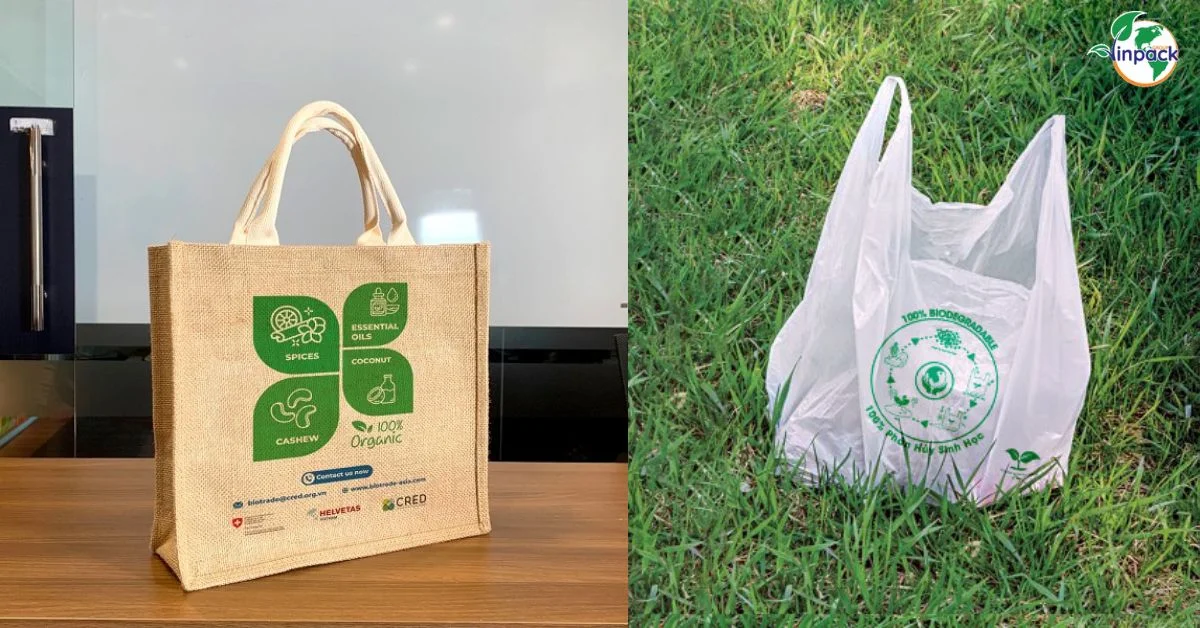 So sánh túi vải và túi nhựa