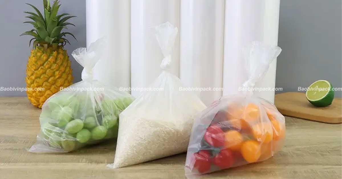 Dùng để đựng rau củ, thịt cá, thực phẩm đông lạnh hoặc đồ khô