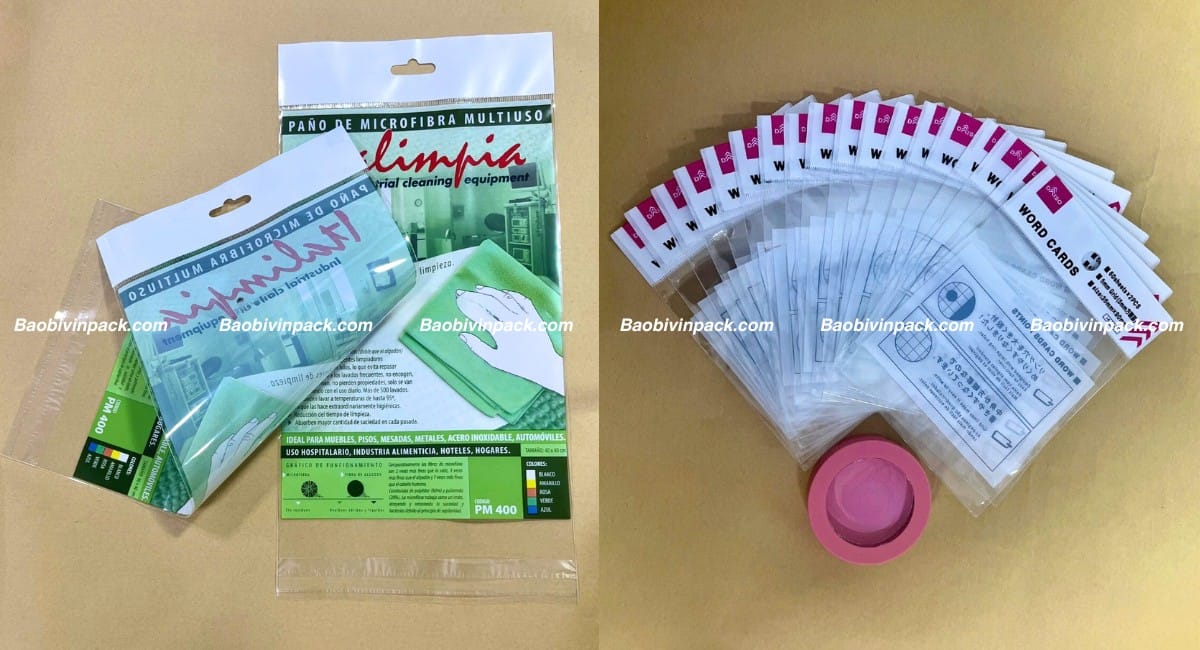 Túi dán miệng opp màng ngọc