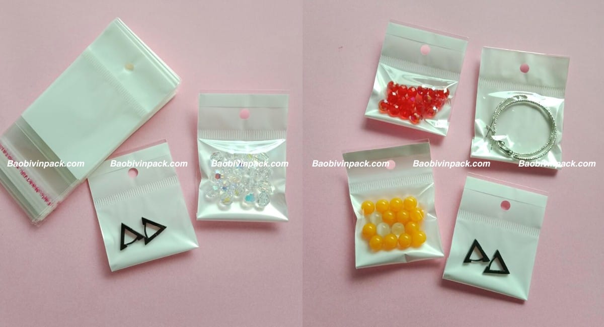 Túi dán miệng opp màng ngọc