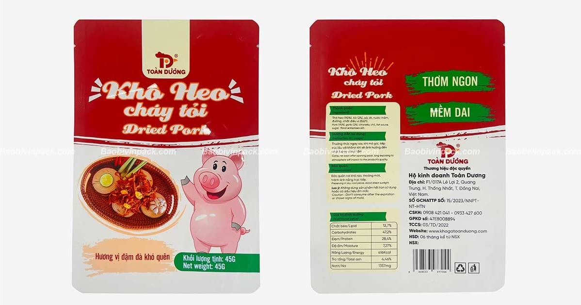 Túi đựng khô heo là gì?