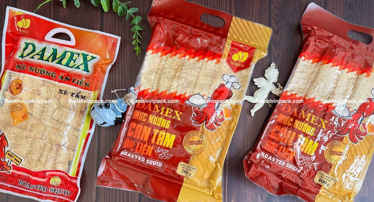 Túi đựng khô mực