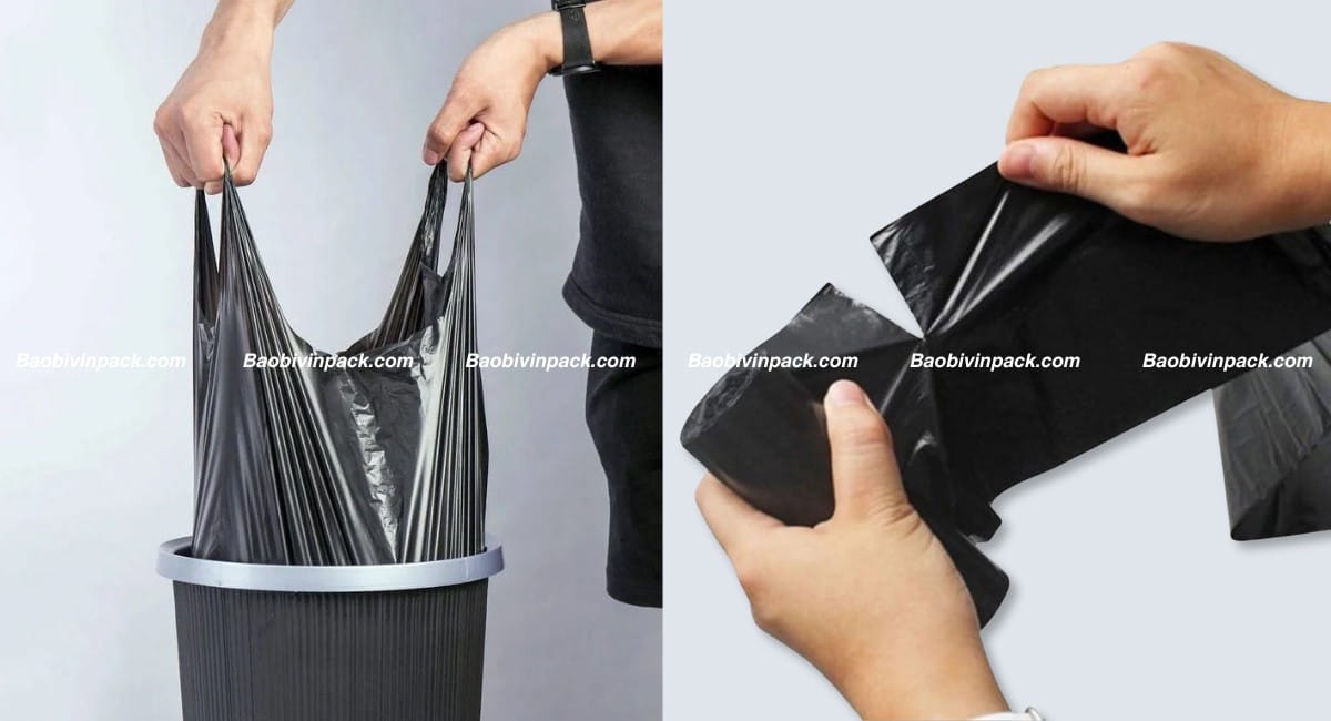 Túi đựng rác 2 quai