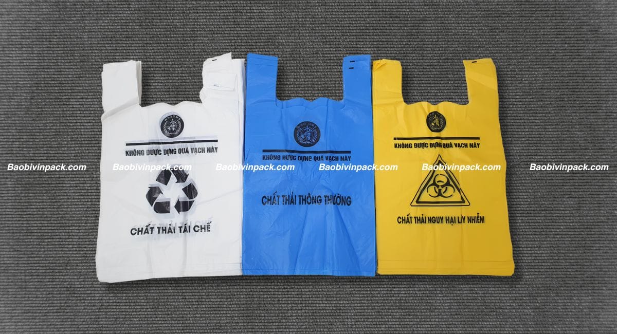 In túi đựng rác thải y tế