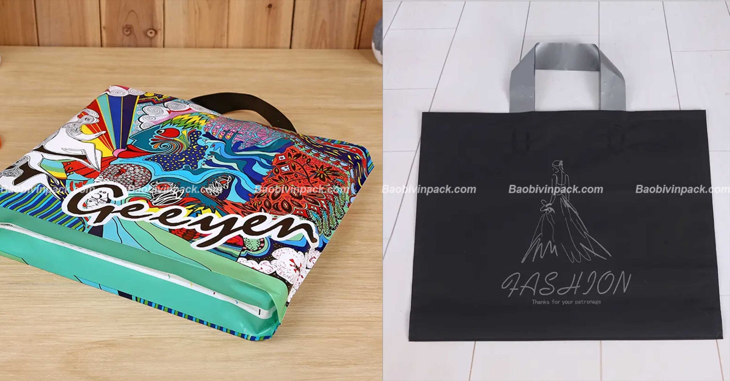 Phương pháp in ấn túi ép quai HD