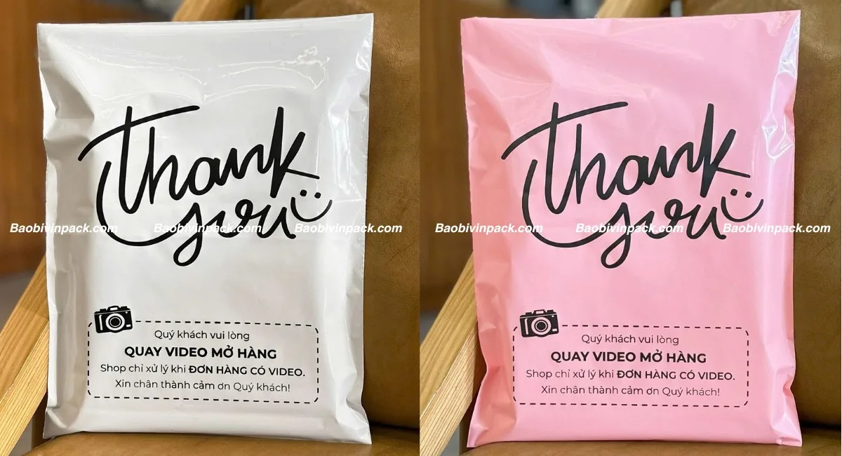 Túi niêm phong PE đóng hàng shopee