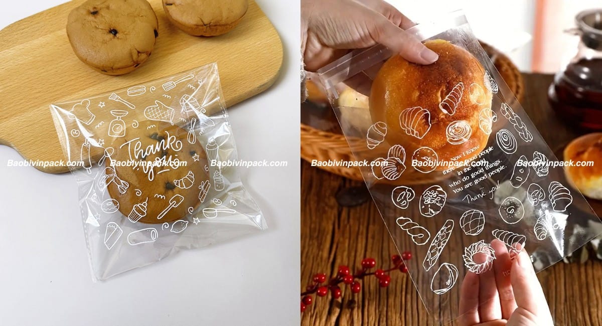 Túi OPP dán miệng