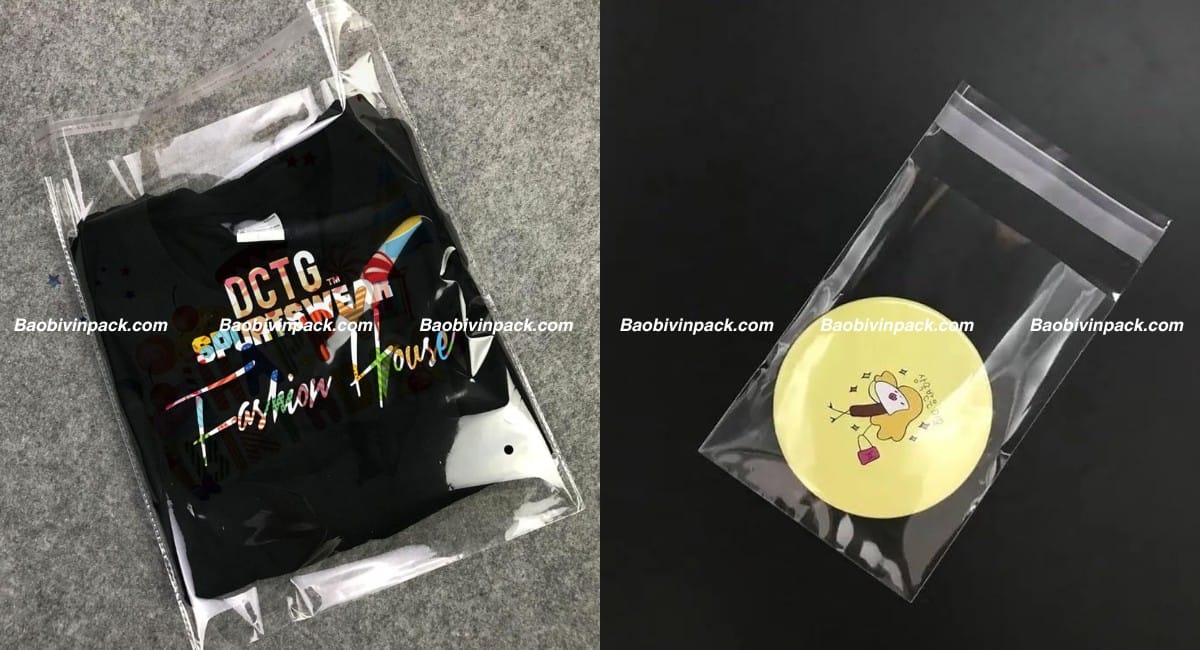 Túi OPP dán miệng