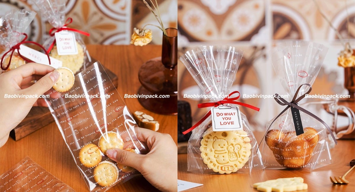 Kích thước túi OPP miệng bằng