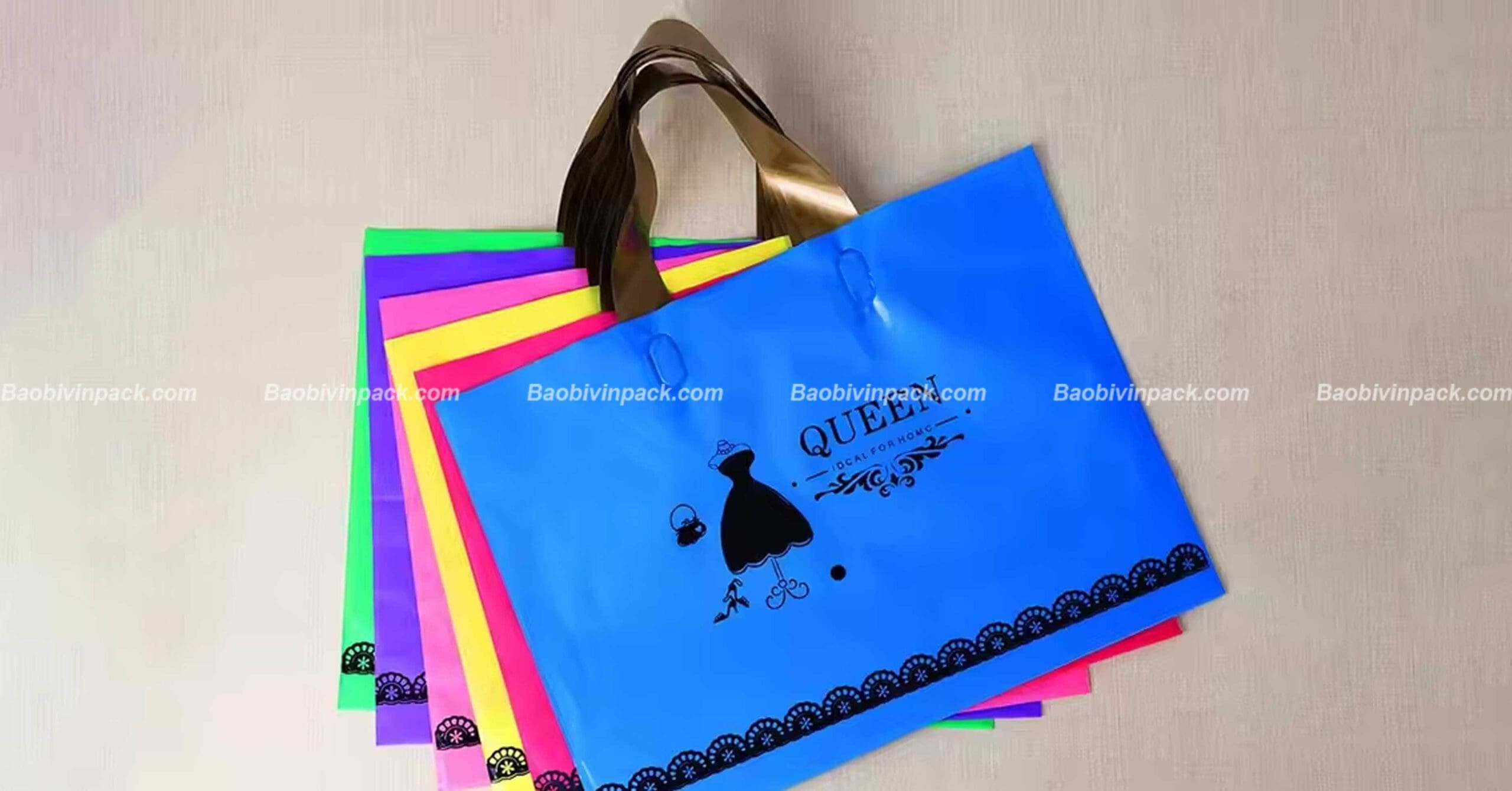 Kích thước của túi PE ép quai