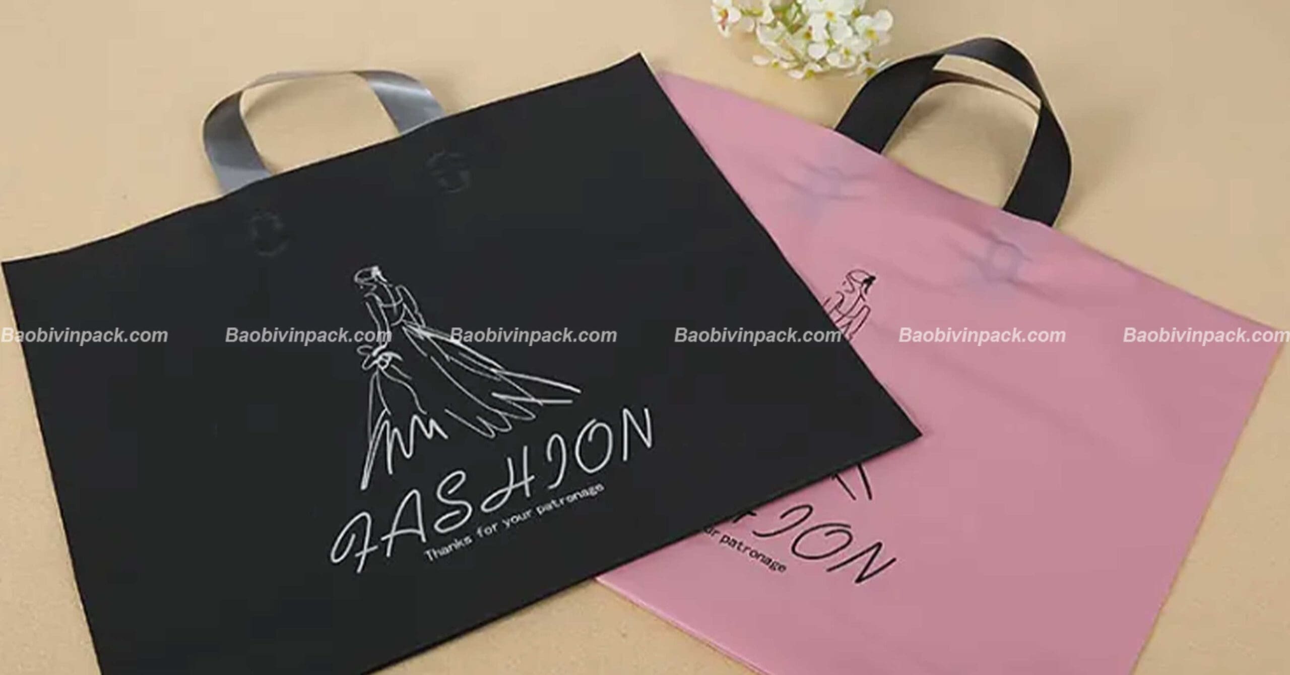 Phương pháp in ấn túi ép quai PE