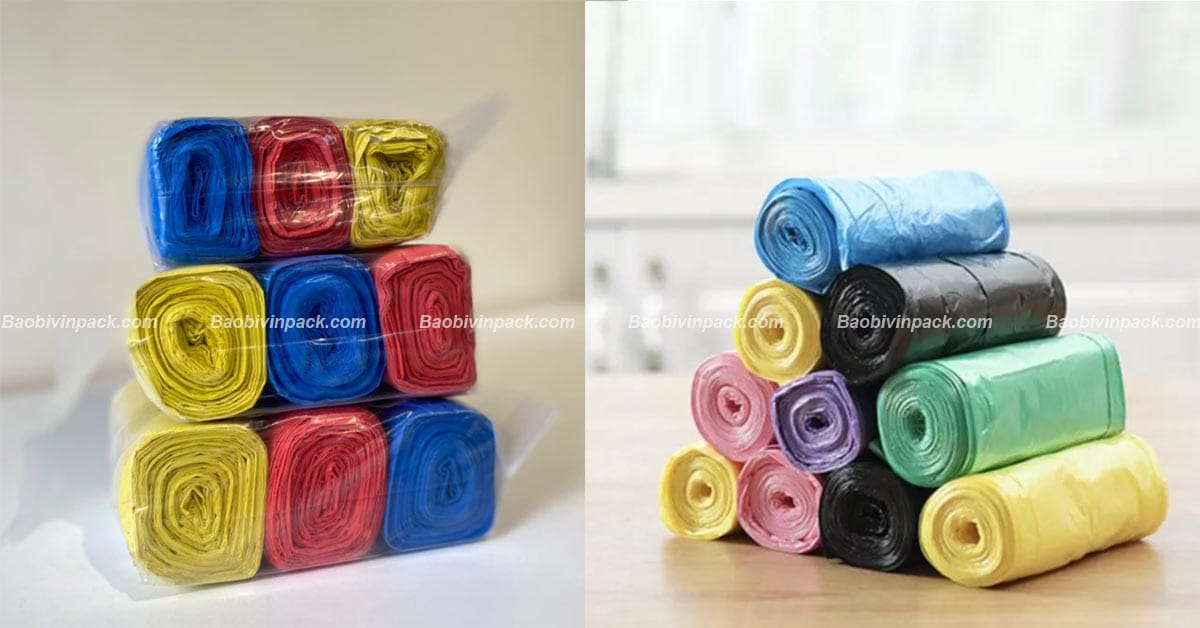 Túi rác cuộn màu Vinpack
