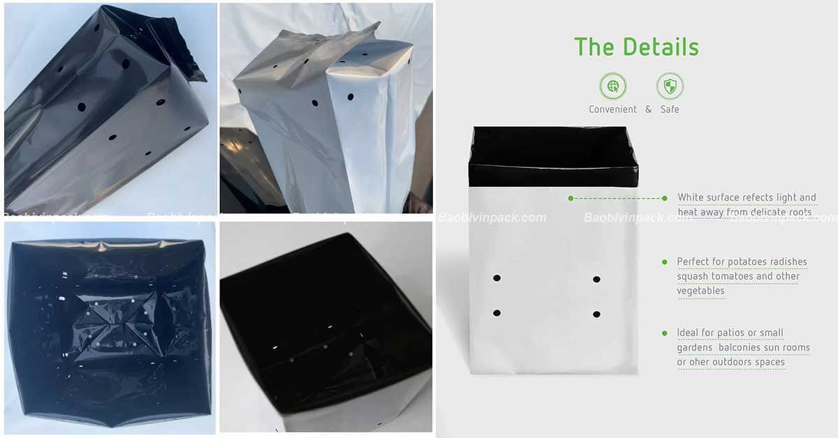 Ứng dụng của túi ươm cây 2 da